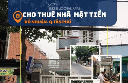 Cho thuê nhà Mặt Tiền Đỗ Nhuận 76m2, 3Lầu, 16Triệu, gần chợ Sơn Kỳ